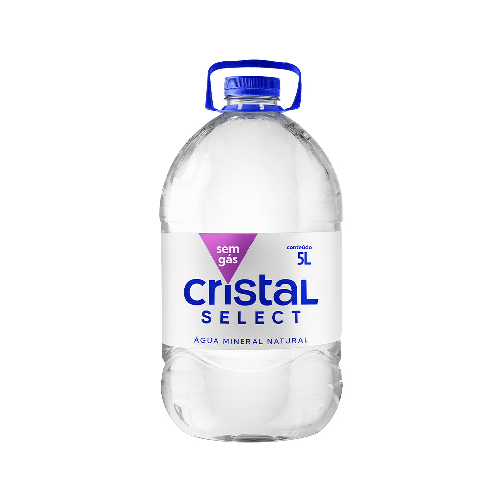Água Mineral Cristal Select 5L Sem Gás Fardo com 2 unidades
