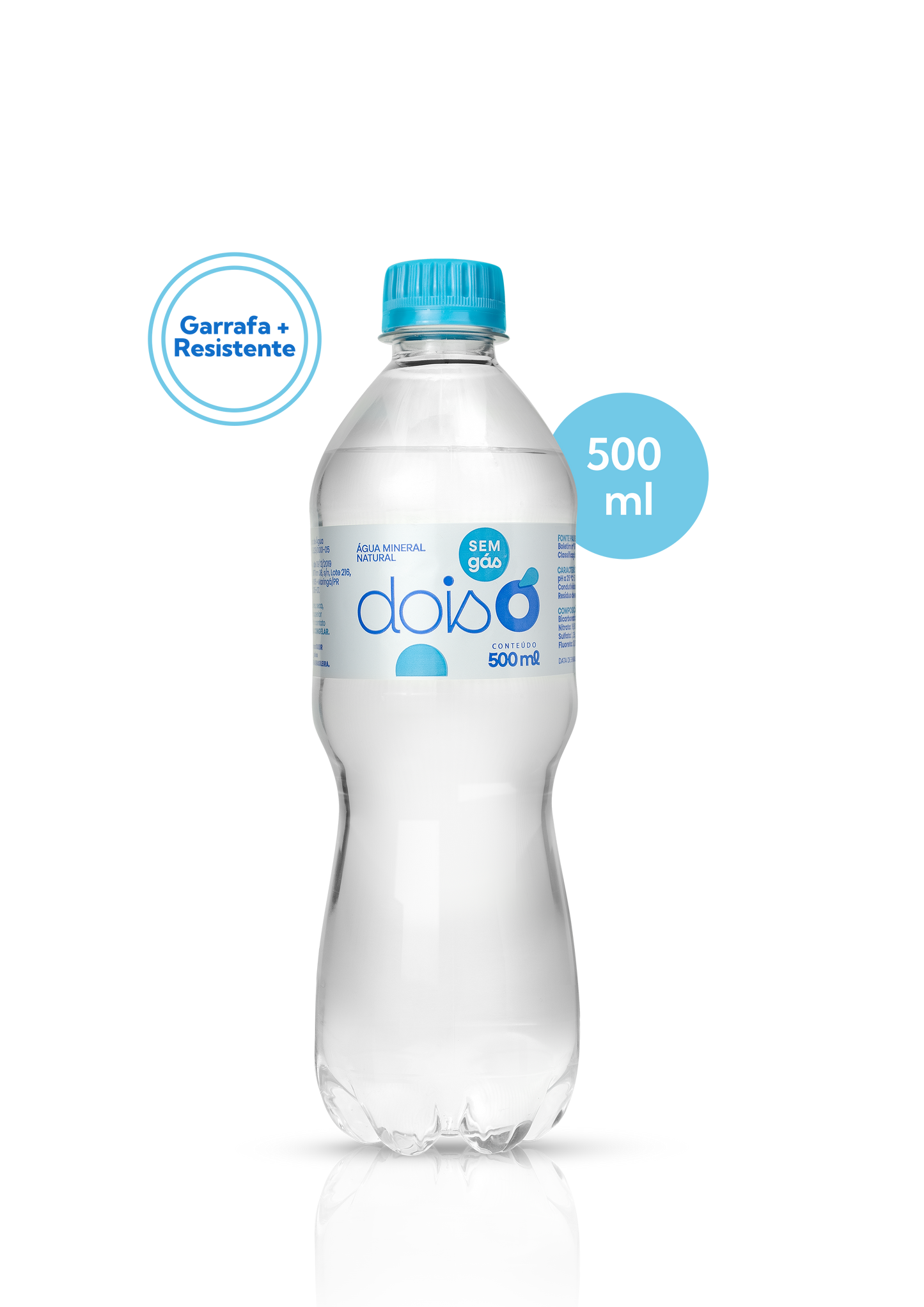 Água Mineral DoisÓ 500ml Sem Gás Fardo com 12 Unidades