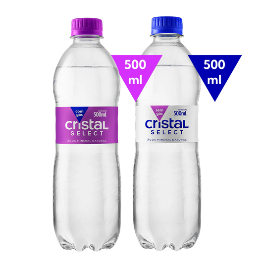 10 fardos de 500ml com gás + 5 fardos de 500ml sem gás